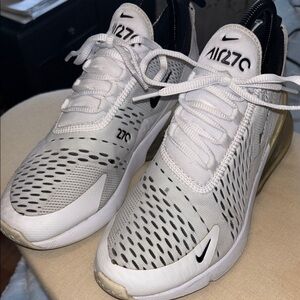 Nike Air 270 White and Black Sneakers